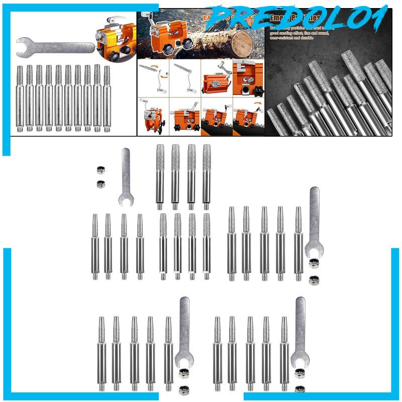 [Predolo1] Burr Bit Set Kekerasan 6mm Shank Untuk Perhiasan DIY Batu Ukir