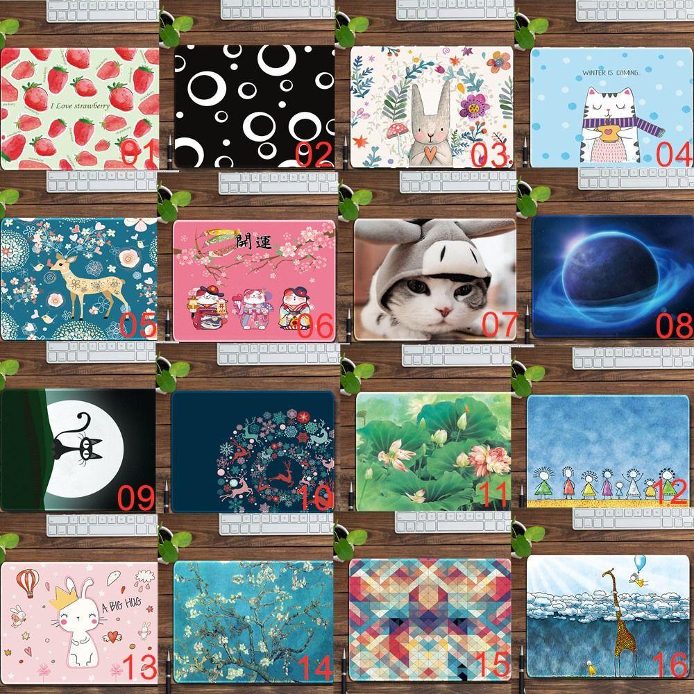 Agustinina Mouse Pad Laptop Non-Slip Almond Blossom Van Gogh Keyboard Pad Gaya Lukisan Minyak Desktop Pad