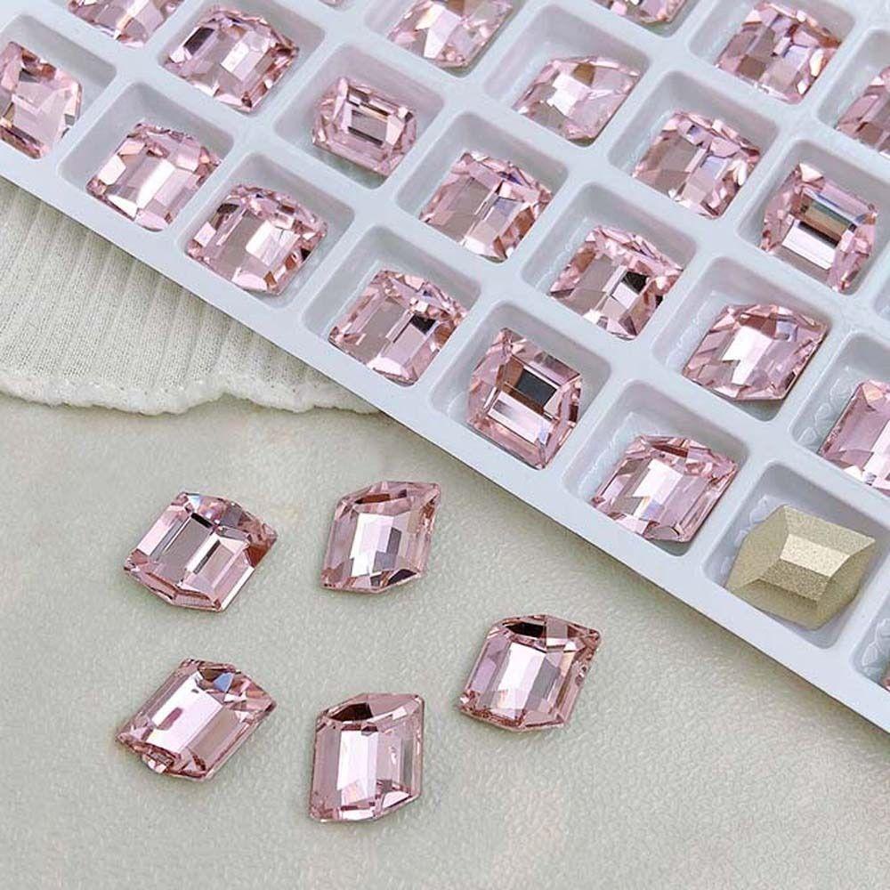 AUGUSTINA Agustina Kuku Berlian Imitasi Wanita Fashion Manicure Aksesoris Hiasan Kuku Jepang Nail Art Nail Jewelry