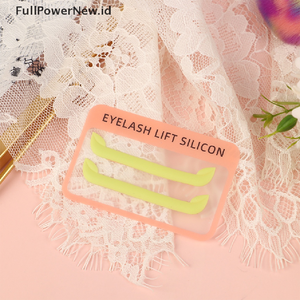 Power 1pasang Silicone Eyelash Lift Silicone Lash Lift Perm Pads Cetakan Pengeriting Bulu Mata ID