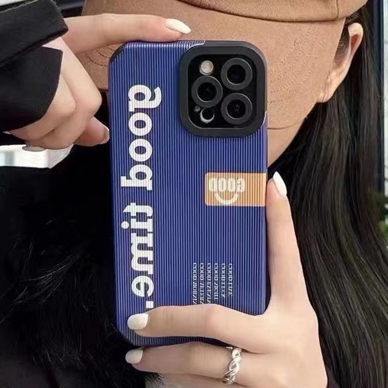 INS Klein Blue Soft Case HP OPPO A91 F11 F9 Pro A3S A9 A5 A31 A53 A33 2020 A7 A5S A12 A11K A52 A92 A83 A55 A56 A55S A95 FTD Stripe Casing Realme C1 X XT Reno 2F 3 5 6 5G