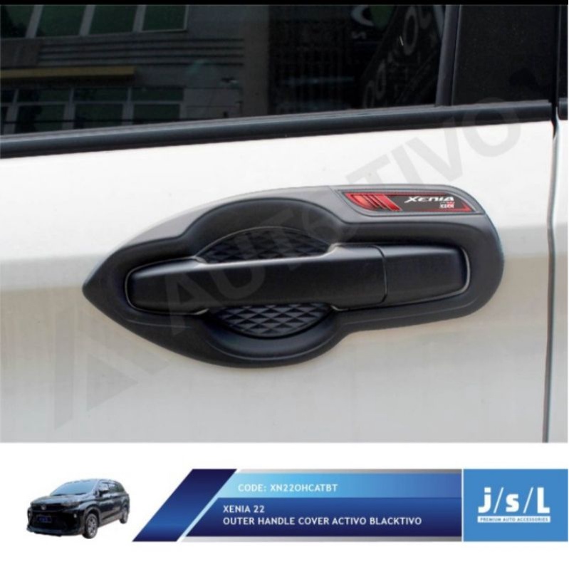 outer mangkok pintu mobil hitam doff Xenia 2022-2026 Variasi mobil