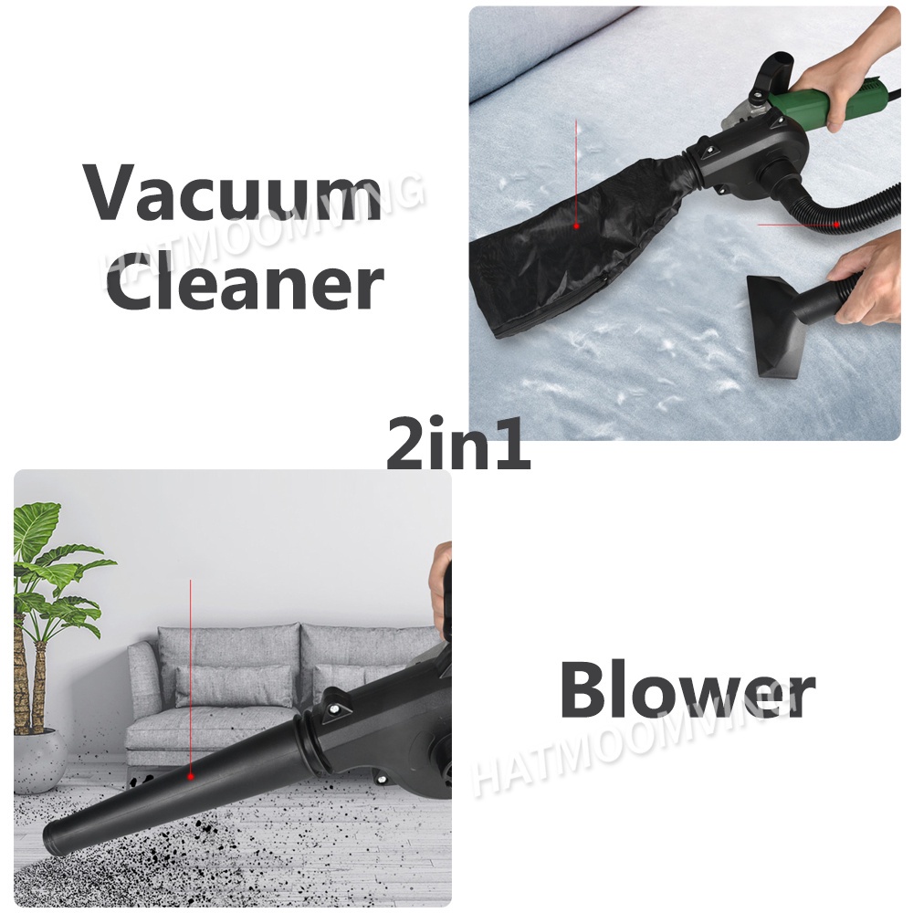 2 IN 1 Adaptor Penggiling Sambungan Gerinda Sudut Baterai Listrik Blower Belower Udara Peniup Penyedot Penghisap / Tiup Debu Pengering Vacumm Cleaner