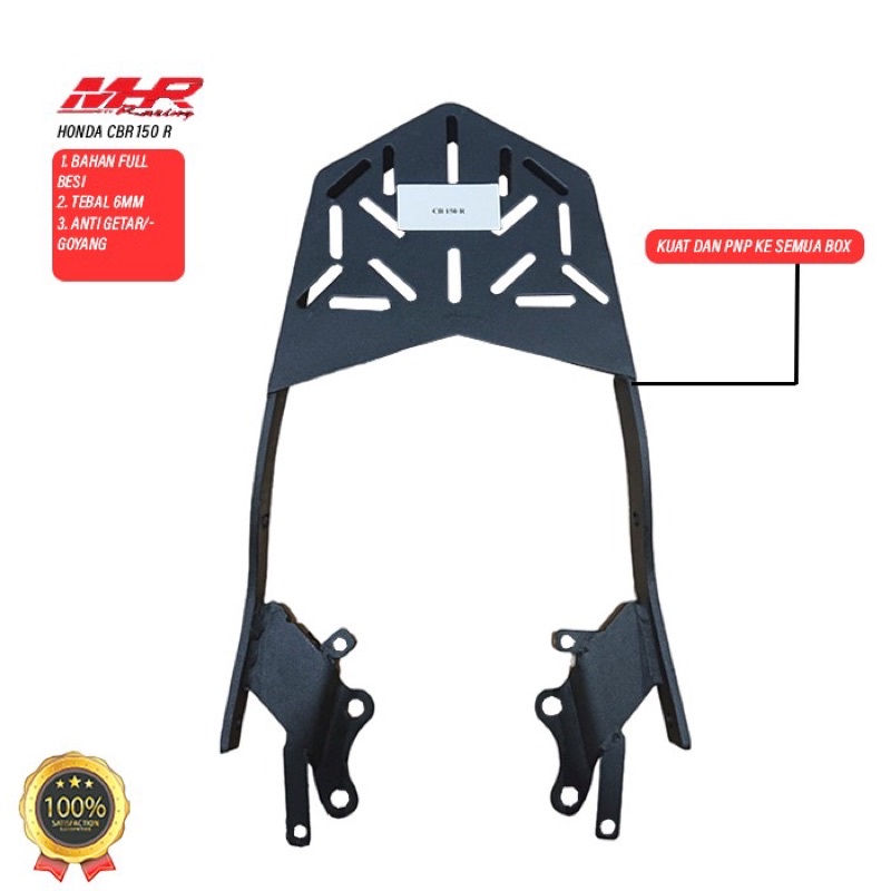 Breket Box Honda All NEW CB150R StreetFire MHR Bracket Box Bagasi Belakang Tambahan SHAD GIVI MHR KA