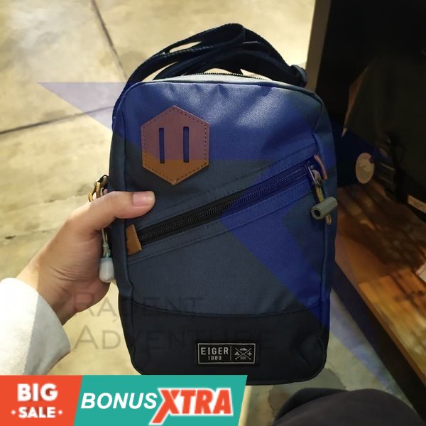 Tas Selempang EIGER1989 Coaster 3.0 Pouch Bag 2L 91000 5345 Blue Biru Original MURAH KEREN AWET