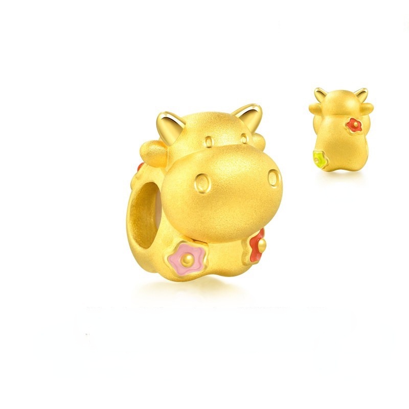 Goldkingdom Aksesoris Perhiasan Fashion Ready Stock Gelang Pria Dan Wanita Zodiak Ox Untuk Mengirim Bayi