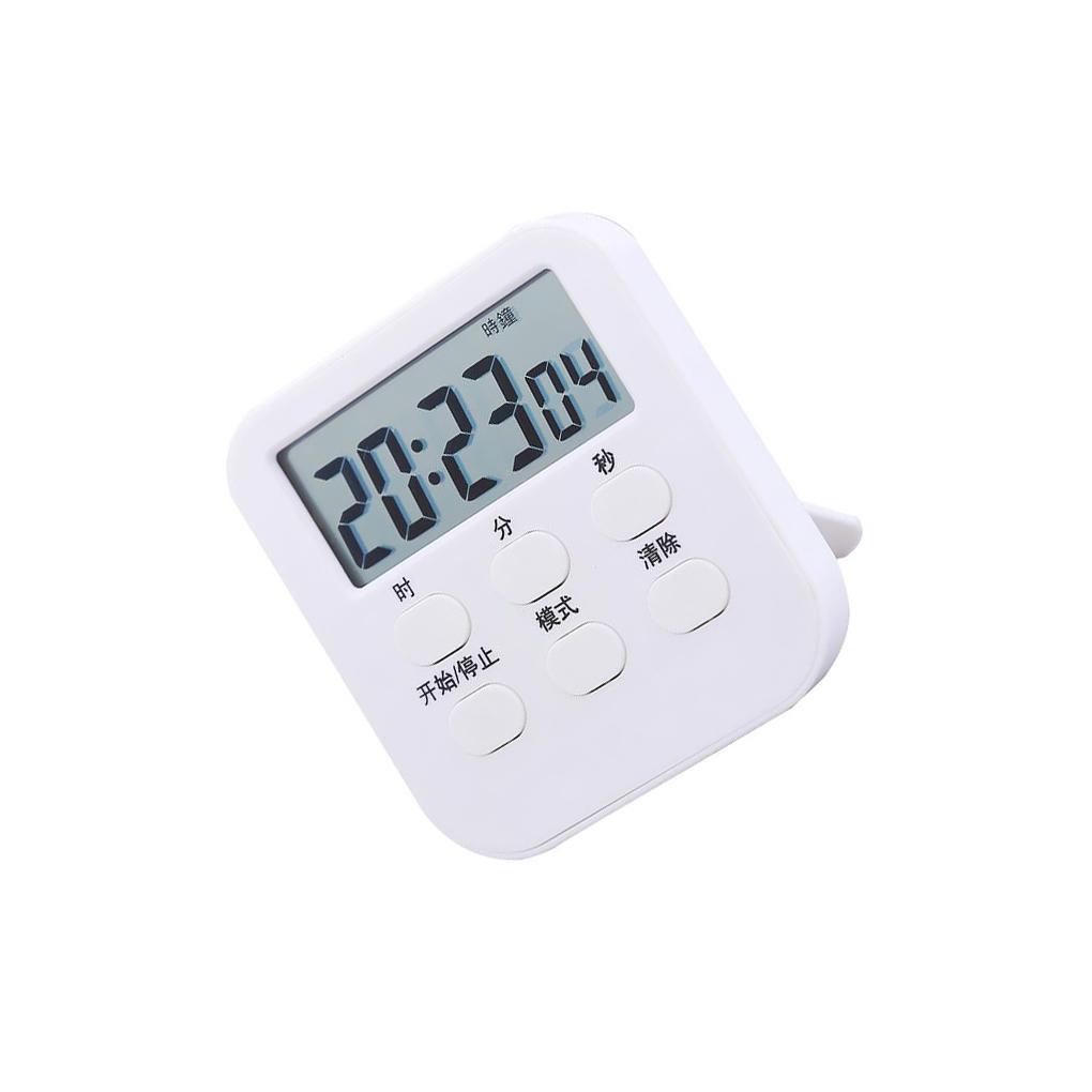 Digital Display Kitchen Timer Count Down Alarm Pengingat Memasak Belajar Bermain Jam Stopwatch Kamar Tidur Bakery