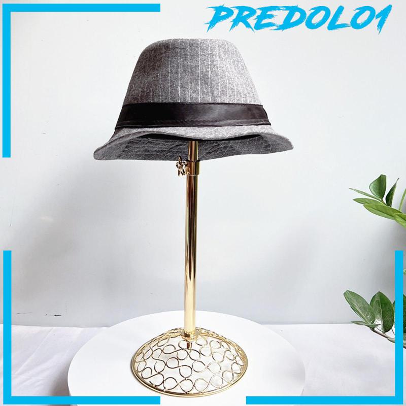 [Predolo1] Tabletop Cap Display Stand Baseball Rumah Salon Adjustable Hat Holder