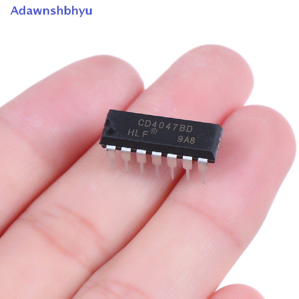 Adhyu 10PCS CD4047BE IC Baru Dan original in-line DIP-14 multi-frequency Oskilator ID