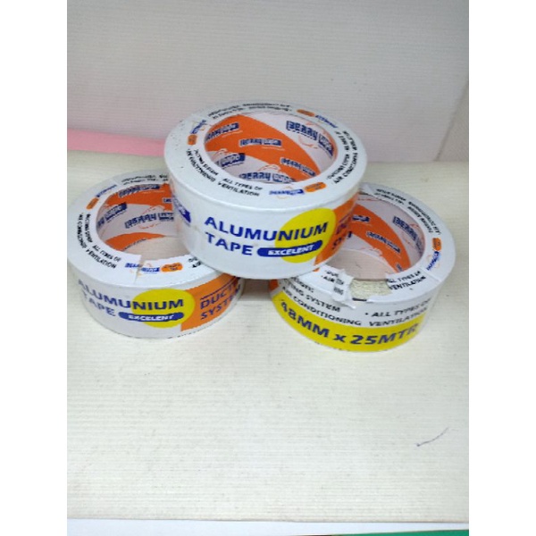 Ready Makassar Lakban Aluminium Foil Tahan Panas (Tambal Panci  knalpot )/ meter