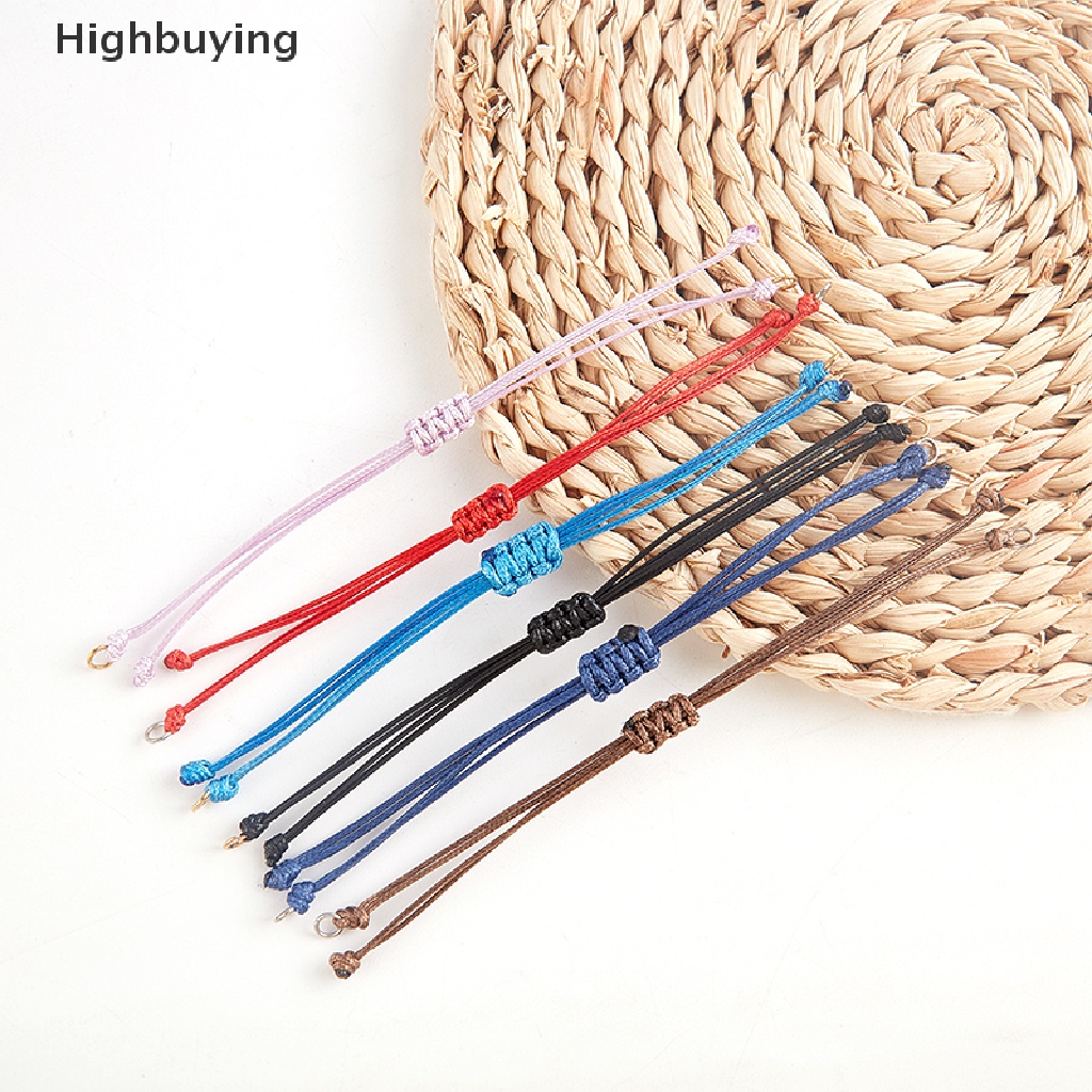 Hbid Multicolor Polyester Braiding Braided Bracelets Tali Rantai Adjustable Making Glory