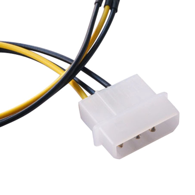 Vivi 3-Pin to 4-Pin Molex Pass-Through Fan Power Adapter Kabel 4Pin Molex/IDE to 3Pin