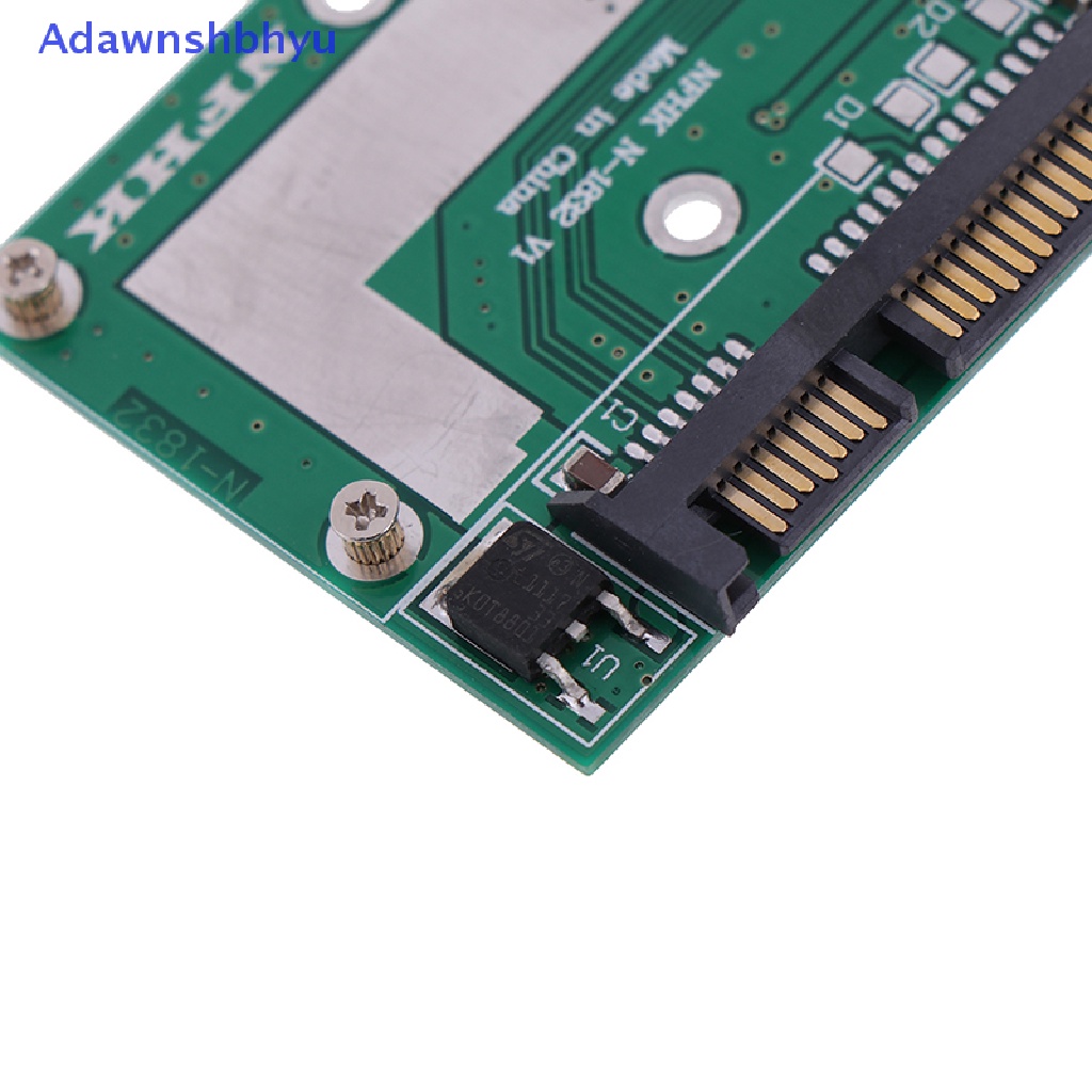 Adhyu mSATA ssd Ke 2.5 ''SATA 6.0gps adapter converter Kartu Modul Papan mini pcie ssd ID