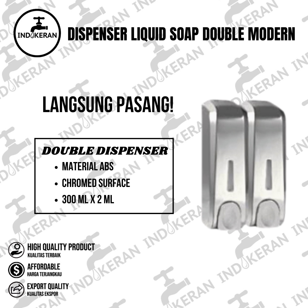 INDOKERAN - Dispenser Soap Liquid Double Modern