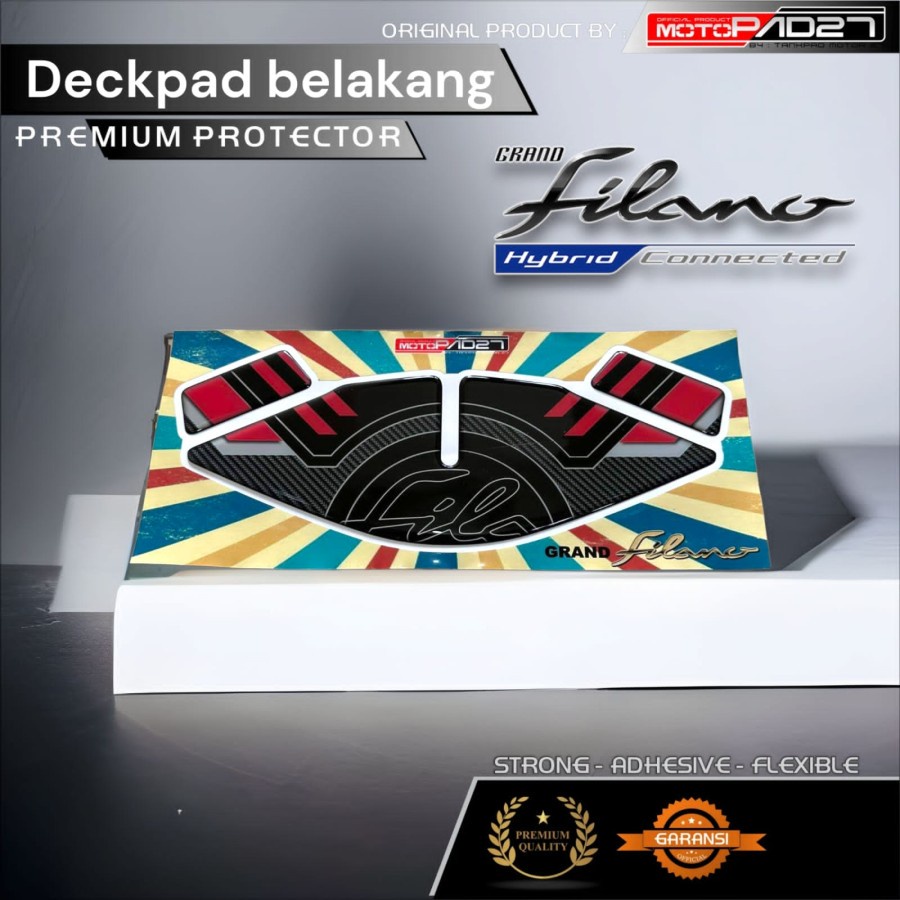 Stiker Deckpad Belakang Grand Filano 2023 Sticker Body Grand Filano Bahan Resin Premium