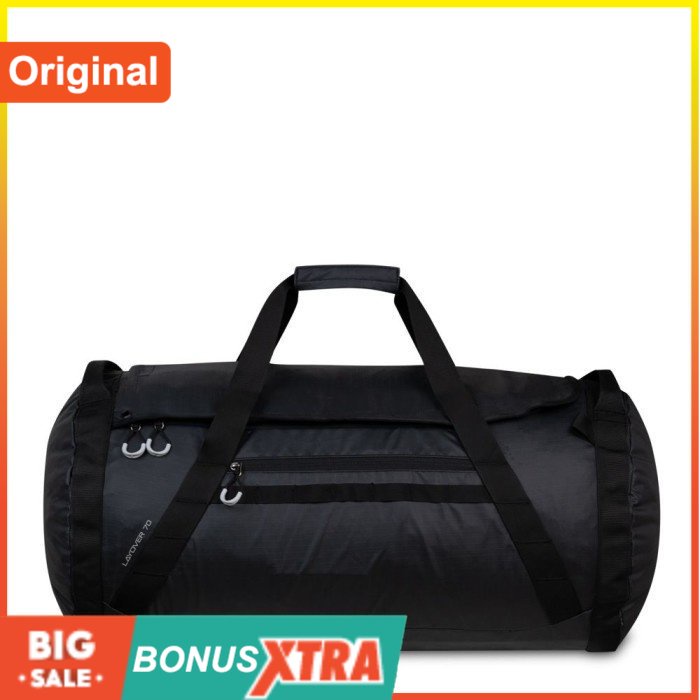 Tas EIGER1989 EIGER1989 LAYOVER 70 DUFFLE Black Orange 91000 5600 Original BDG