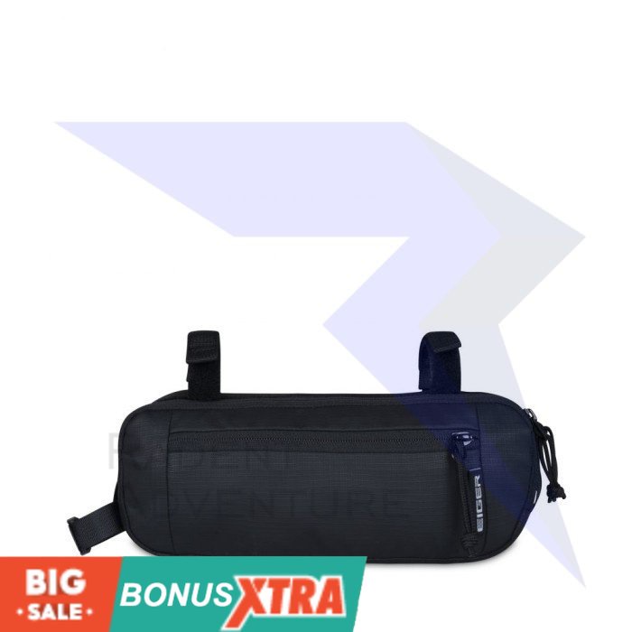 Tas Sepeda EIGER1989 X-MINI FRAME BAG 1.0 CYCLING BAG Hitam 91000 6654  Original AWET MURAH KECE