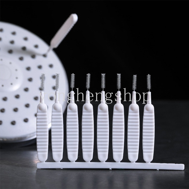 10pcs/set Shower Head Cleaning Brush Multifunctinal Sikat Anti Sumbat Keyboard Keran Air Telepon Lubang Pori Gap Alat Pembersih Sikat Mini Kamar Mandi Supply