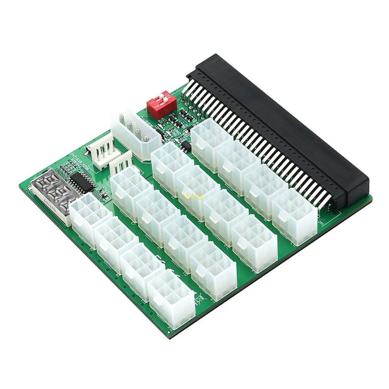 Btsg ATX 16x6pin 12V Power Supply Breakout Board 12V Converter Dengan Sinkronisasi Dan Manajemen Remote Untuk BTC Mini