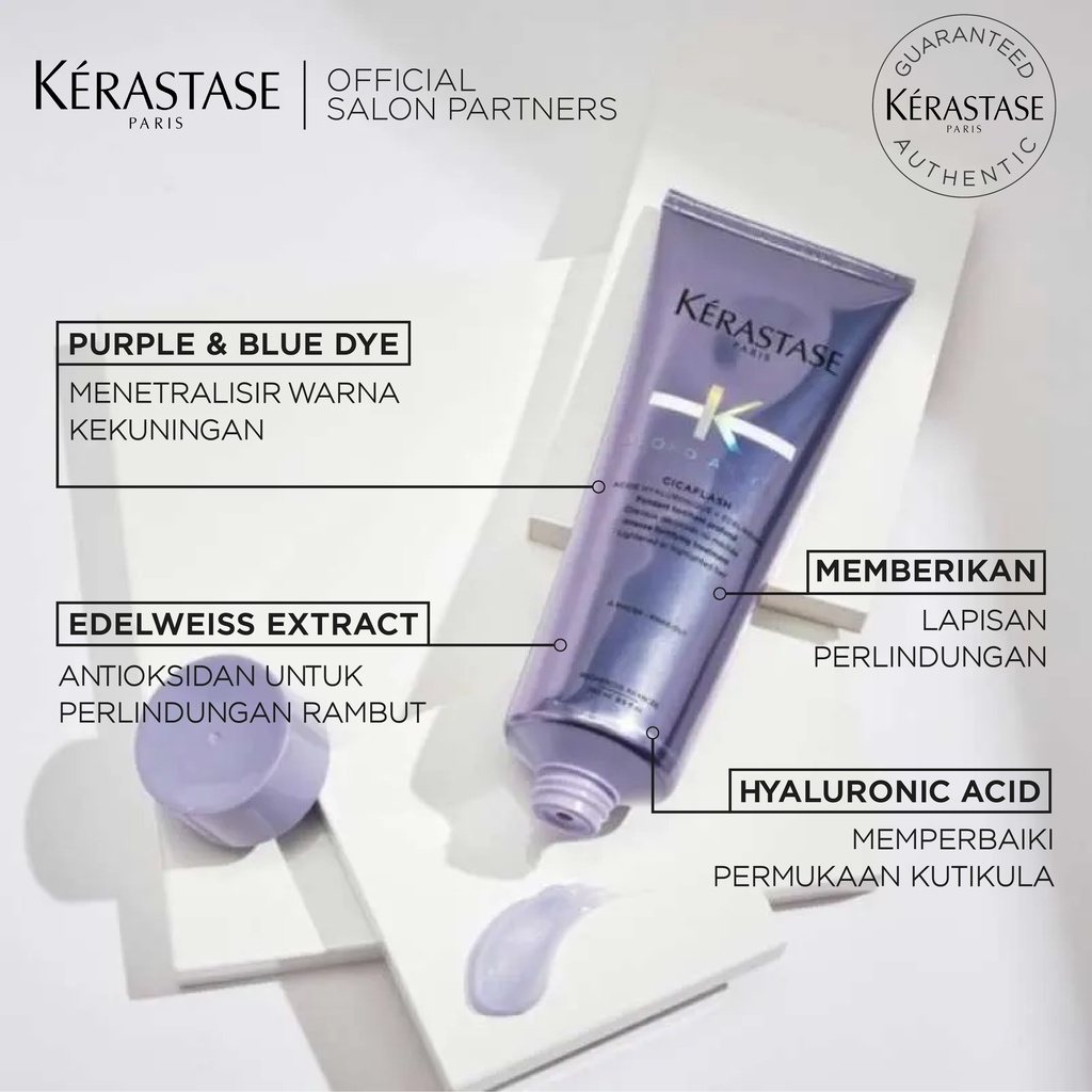 Kerastase Bain Ultra &amp; Fondant Cicaflash Care Set - Rambut Bleaching