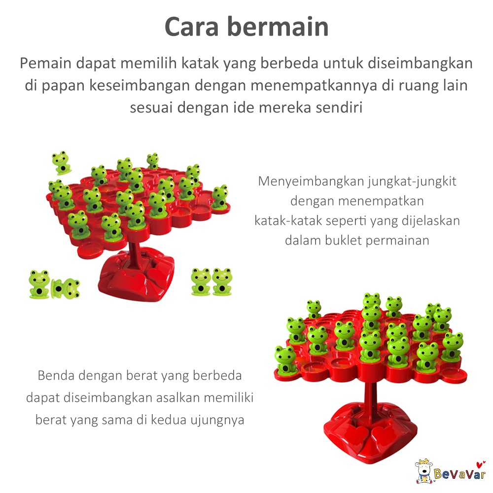 BEVAVAR Mainan Edukasi Balance Tree Untuk Anak/Alat Belajar Matematika