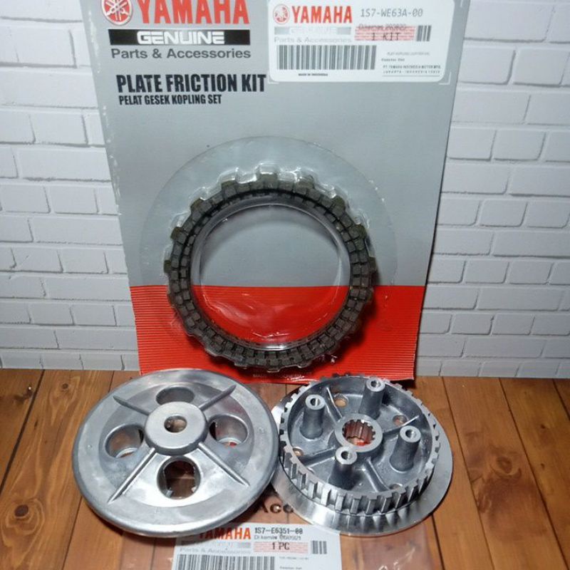 paketan kaki 4 dan lawan kaki 4 plus kampas kopling motor yamaha jupiter mx old lama non kopling tan