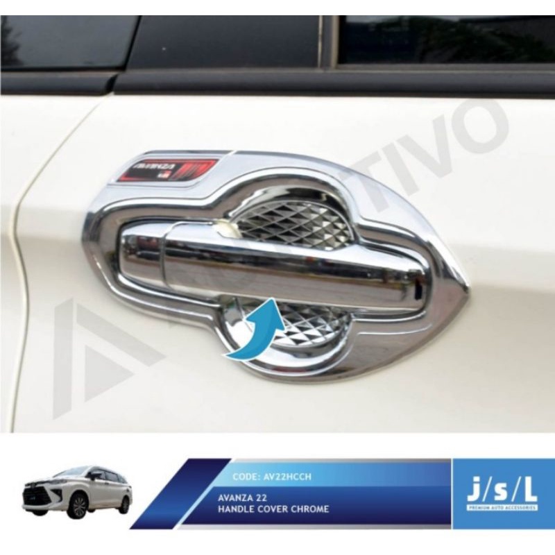 handle cover pintu Chrome Avanza Xenia 2022-2026 Variasi mobil