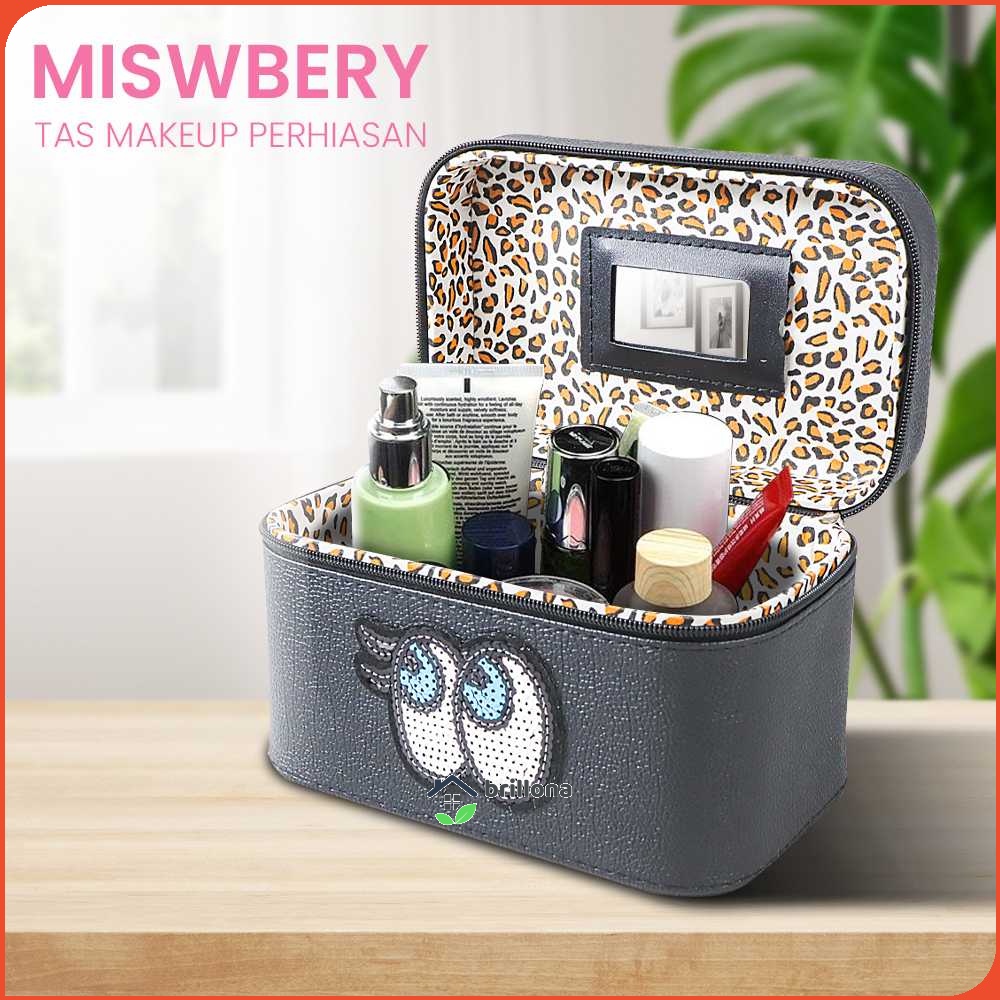 Miswbery Tas Makeup Perhiasan Besar Wanita Organizer - CC-004