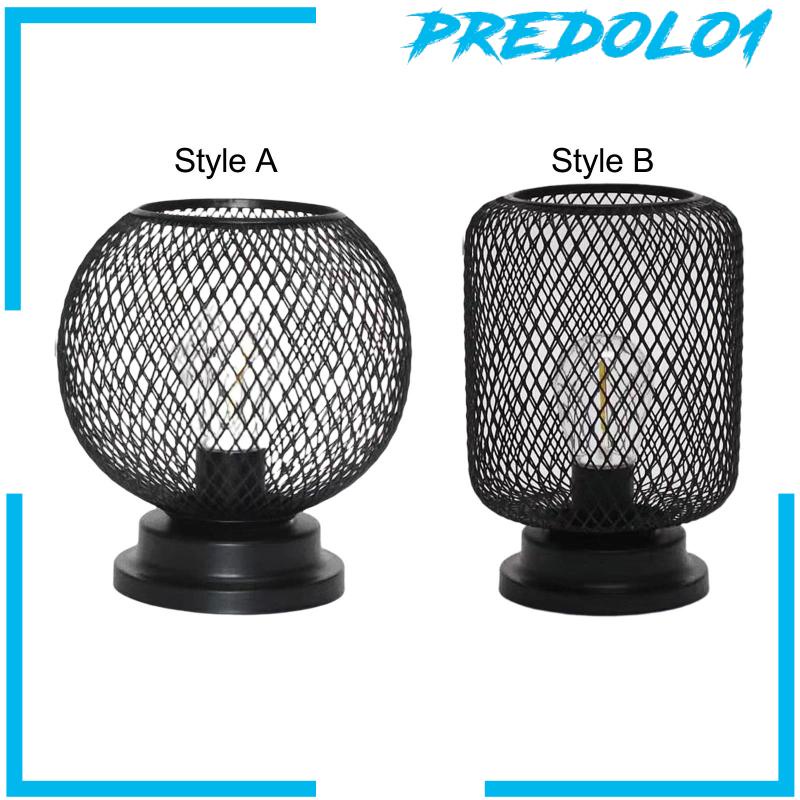 [Predolo1] Lampu Meja Lentera Dekorasi Modern Iron Night Light Untuk Nakas Rumah Samping Tempat Tidur