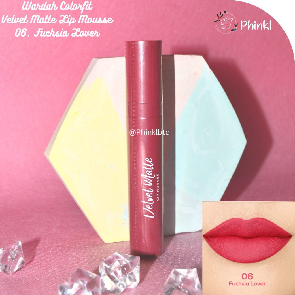 ᘺᗩᖇᕲᗩᕼ wardah velvet mattee lip cream lembut tahan lama lipstick cair ORIGINAL