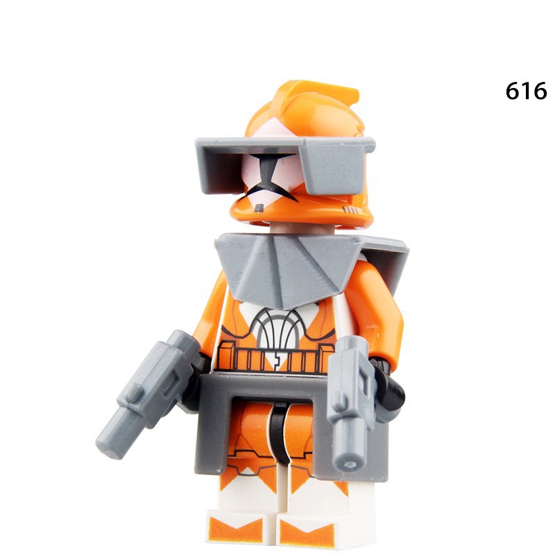 Clone Trooper Heavy Soldier Minifigures Star Wars Commander REX FOX Serigala Demolition Soldier Koleksi Angka Mini