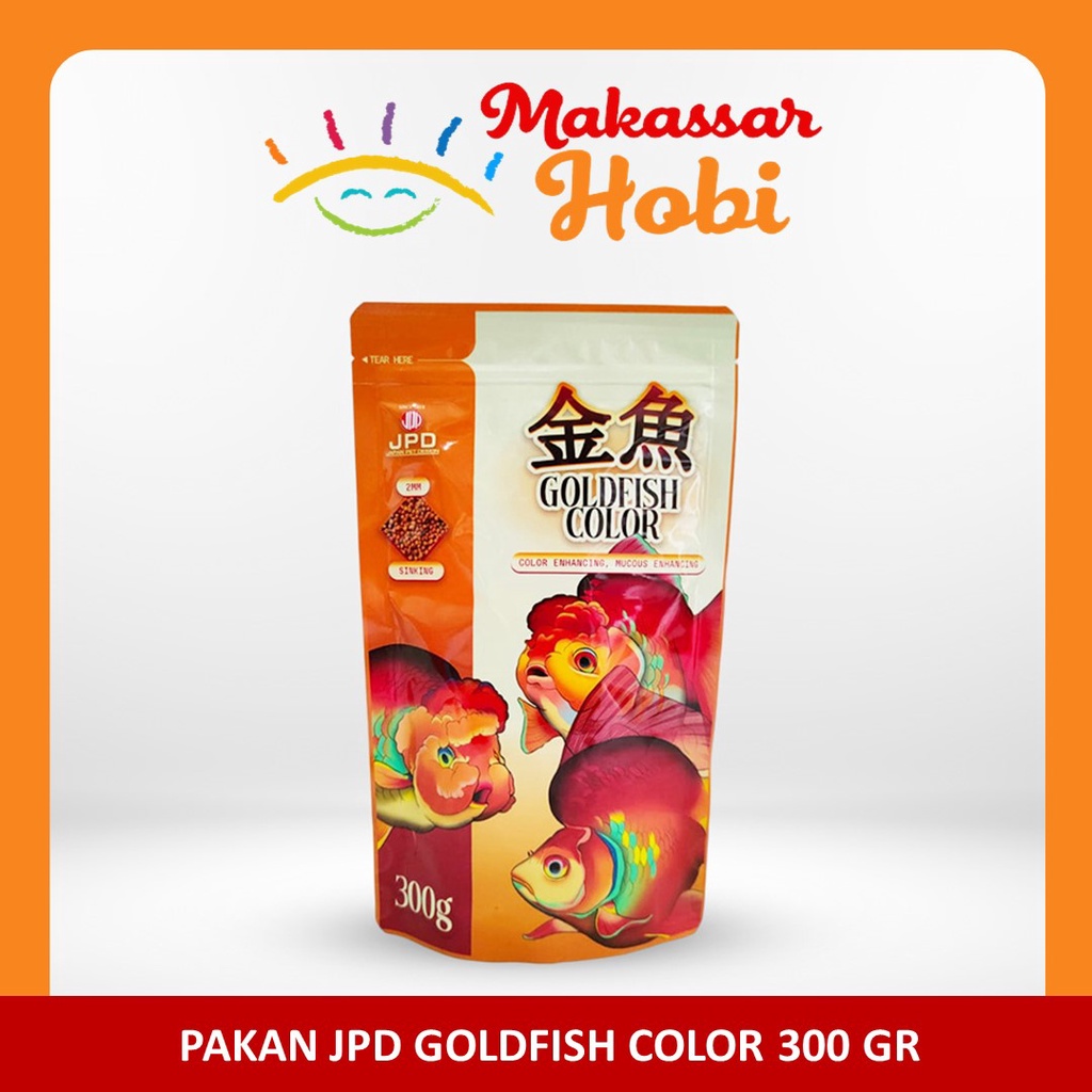 JPD GOLDFISH COLOR ENHANCING 300gr Pakan Makanan Ikan Koki Gold Fish