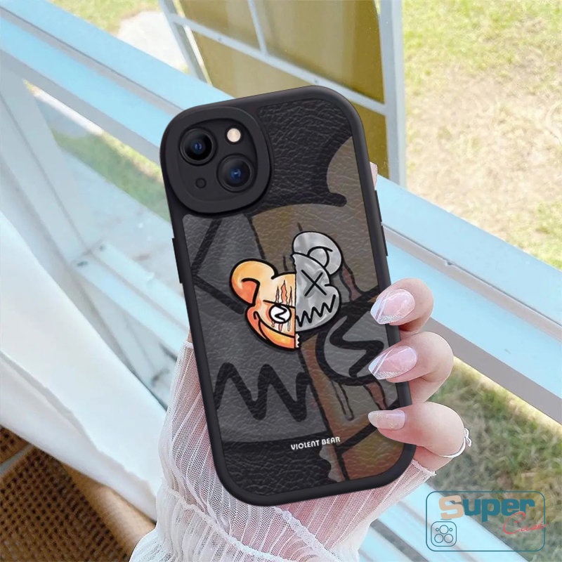 Untuk Samsung A14 A04 A13 A50 A04s A12 A50s A30s A23 A32 A02s A03 A10s A72 A22 A03s A20 A53 A52 A11 A33 A52s A31 A73 A51 A21s A20s A71 Merek Trendi Beruang Kekerasan Pasangan Soft Case