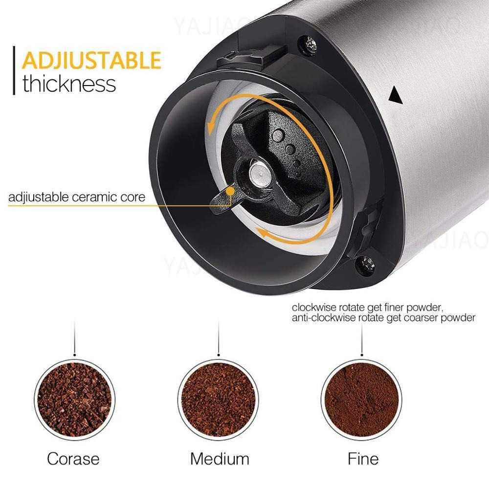 Yajiao Alat Penggiling Kopi Manual Coffee Grinder Portable - EC03 ( Mughnii )