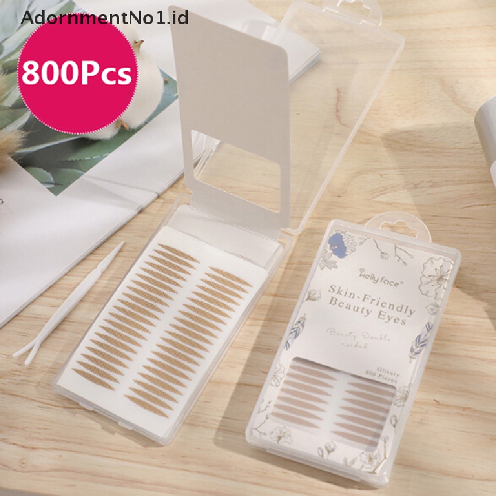 [AdornmentNo1] 800pcs Eyelid Tape Makeup Clear Lace Mesh Eyelid Stripe Eyelid Shadow Sticker [ID]