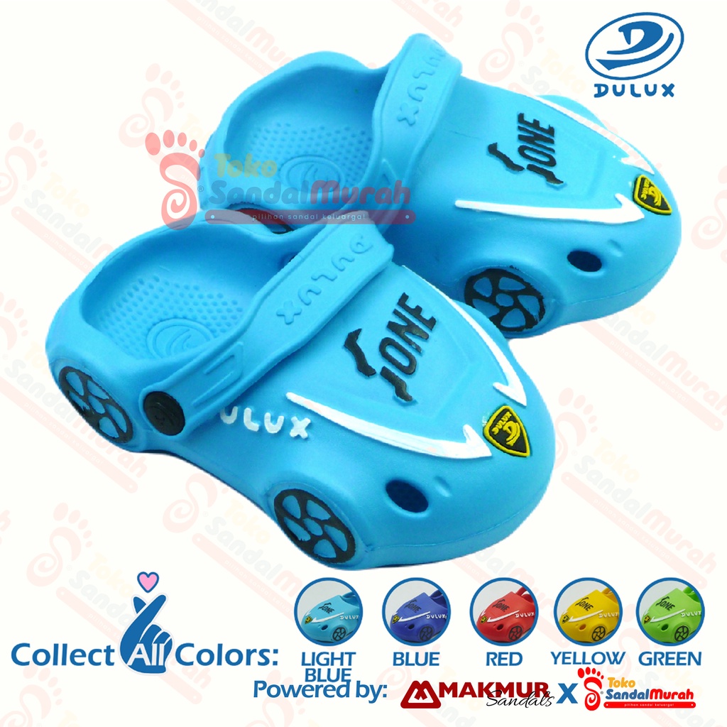 Toko Sendal Murah - Sandal Baim Anak Uk 20 - 25 / Sandal Kodok Motif Mobil Cars / Sandal Anak Model Terbaru / Sandal Anak Tali Belakang [Toko Sendal Murah M 506 E]