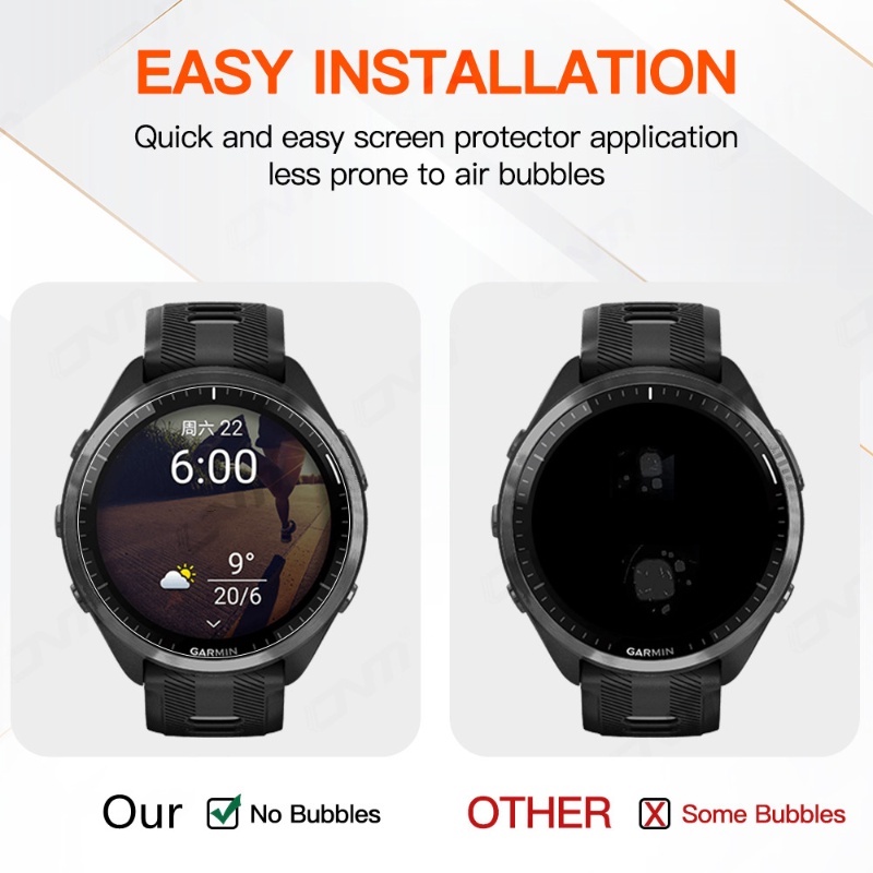 Berkualitas Tinggi Mudah Dipasang Mudah-Penghapusan TPU Watch Screen Protector Tahan Ledakan Ultra-clear Sangat Indah Hidrasi Film Untuk Garmin Forerunner265