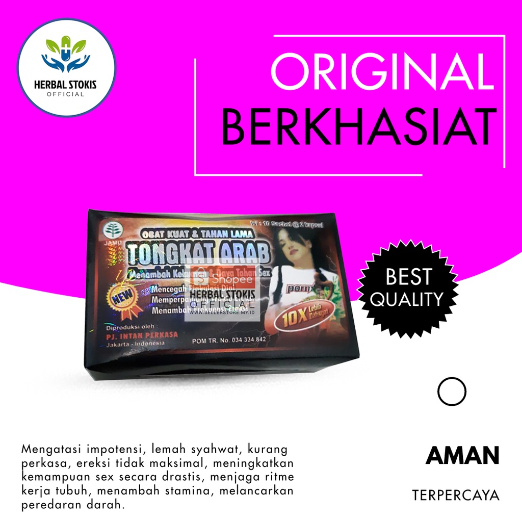 

Suplemen Kapsul Herbal Tongkat (Arab) Original Kapsul Obat (Kuat) Pria