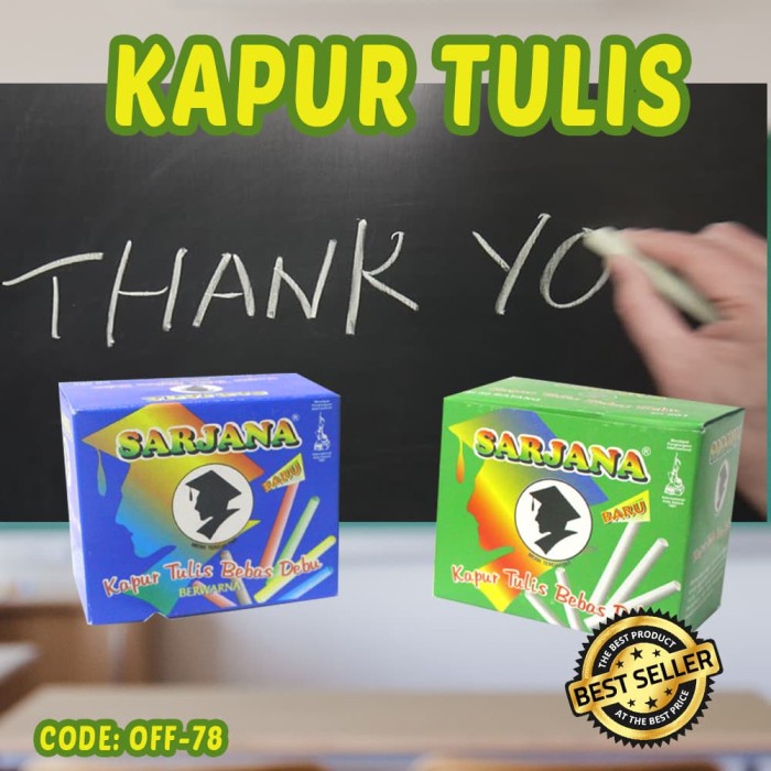

BLACKBOARD CHALK - KAPUR TULIS PUTIH DAN WARNA ISI 50 BATANG OFF-78 Best Seller