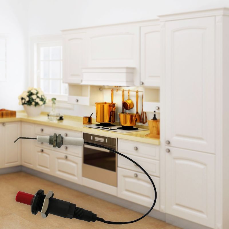 Btsg Piezo Spark Ignition Set Dengan Kabel 30cm Propane Push Button Piezo Igniter Kit