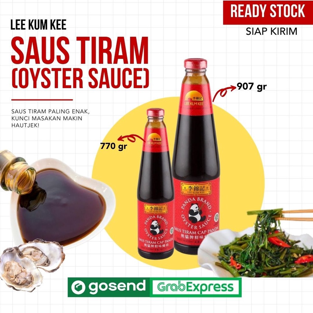 

(OPEN RESELLER) Saus Tiram / oyster sauce - Lee Kum Kee 907 gr /770 gr