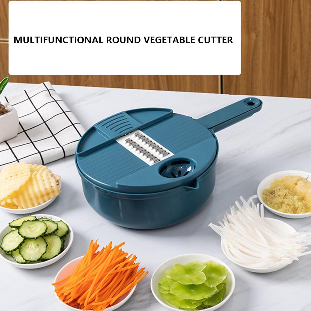 Rumah Tangga Multifungsi Pengiris Kentang Portable Manual Wortel Parutan Set Sayur Buah Zester Chopper Alat Masak