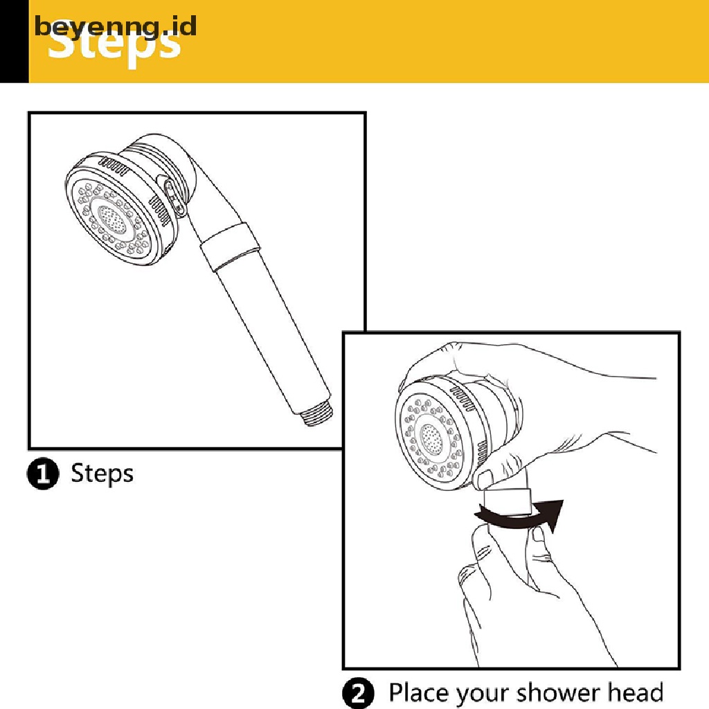 Beyen Shower Head Replacement Beads Filter Mineralized Ion Negatif Bola Keramik ID