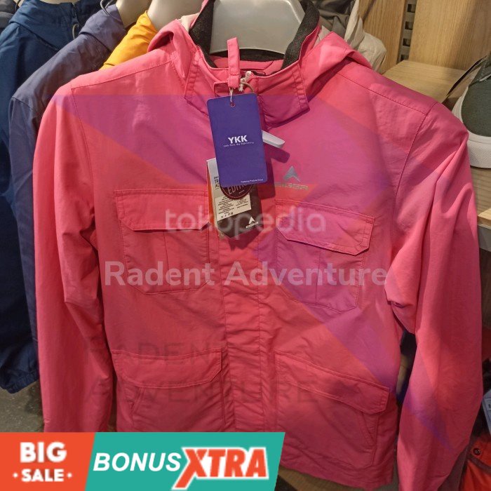 Jaket Cewek EIGER1989 X CITY ROAMER PARKA Jacket Pink 91000 5466 Original AWET KEREN KECE MURAH