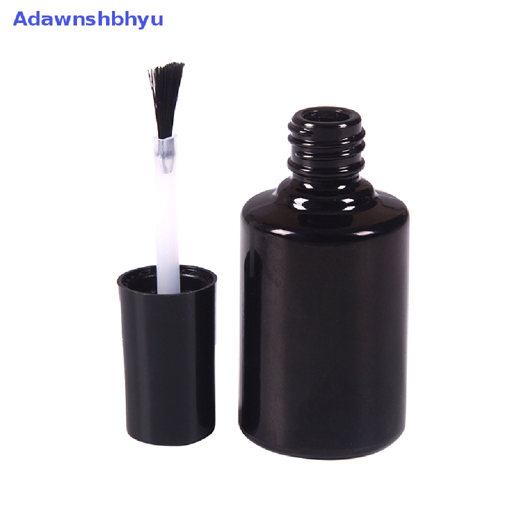 Adhyu 10/15ml Botol Kutek Kosong Kaca Bening Dengan brush refillable manicure tool ID