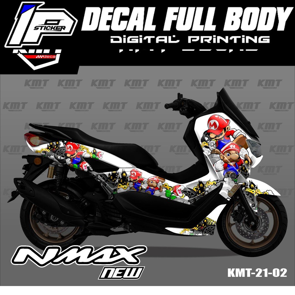 Decal Nmax Dekal Sticker Stiker Fullbody Nmax New Desain Full kmt-02
