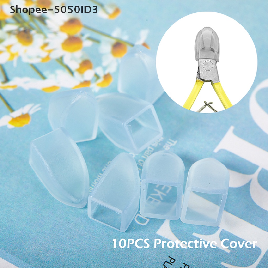 [HOT] 10pcs Nipper Cover Selongsong Pelindung Untuk Gunting Kutikula Kuku Pinset Cap [ID]