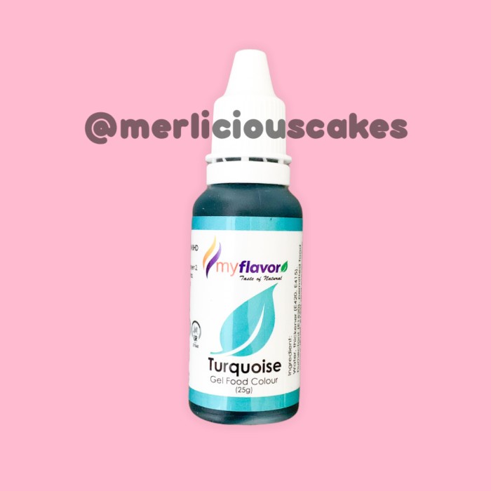 

✨NEW✨ -Turquoise Gel My Flavor Food Color Food Colour Pewarna Makanan- 1.1.23