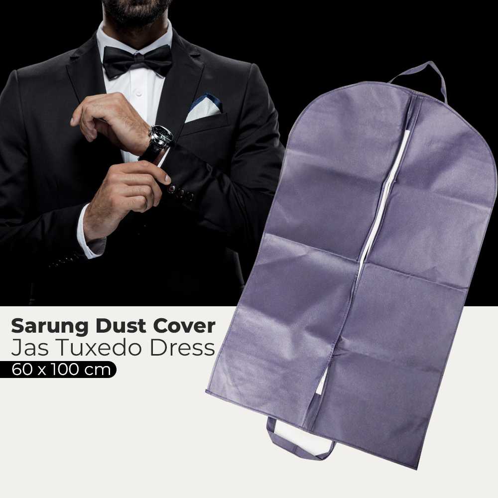 (BISA COD) FTIHSHP LINGHUA Sarung Dust Cover Jas Tuxedo Dress 60 x 100 cm - D209 - D209