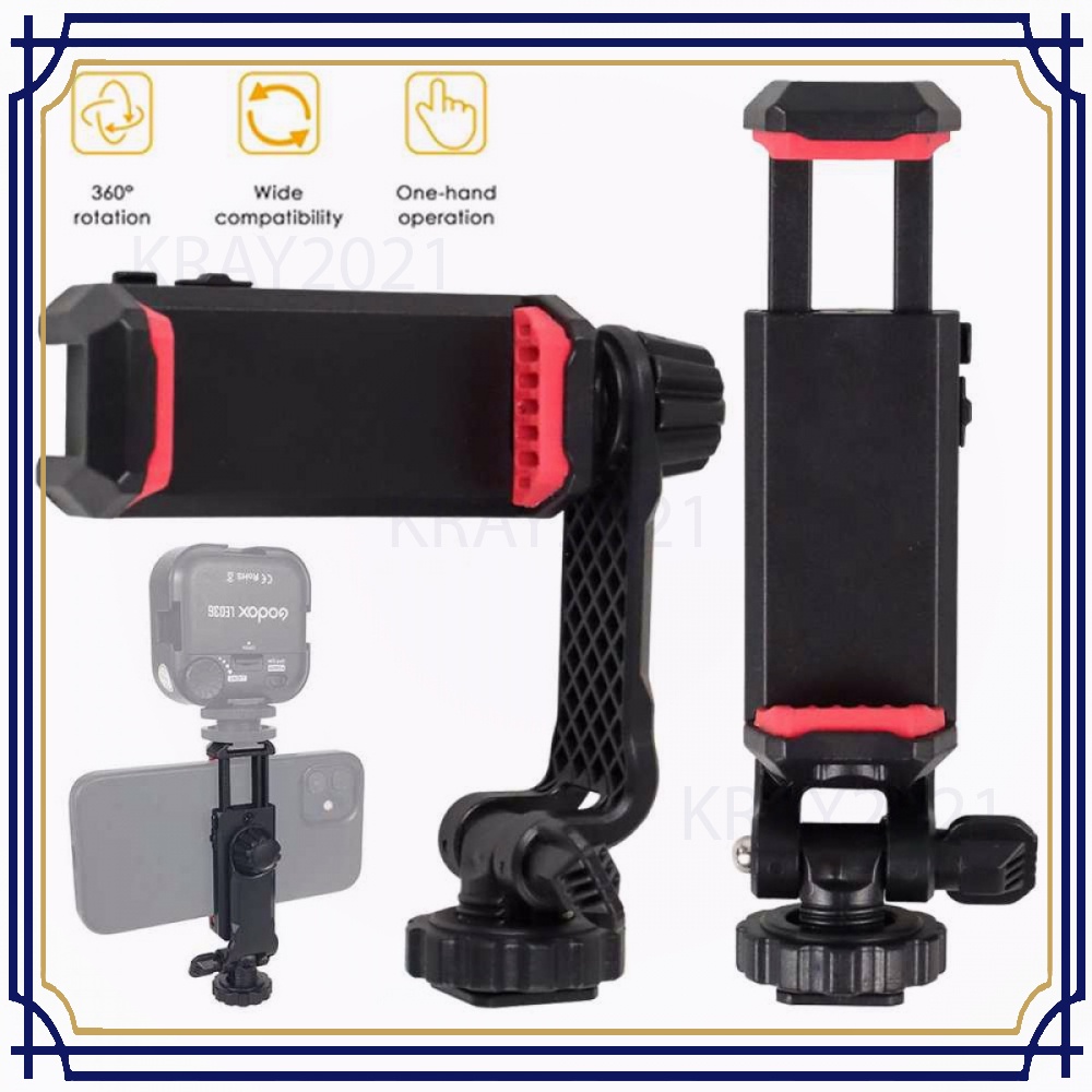 Smartphone Holder Clip Bracket Mount Tripod Monopod -TP338